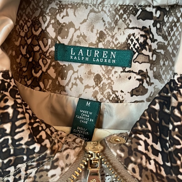 Lauren Ralph Lauren hooded rain jacket size M - Picture 3 of 5